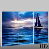 Boat - Triptych Forex Print