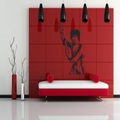 Bruce Lee Wall Stickers