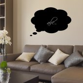 Bubble - Chalkboard / Blackboard Wall Stickers