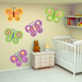 Butterflies Set Wall Stickers