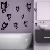 Butterflies Set Wall Stickers