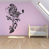 Butterfly Flower Wall Stickers