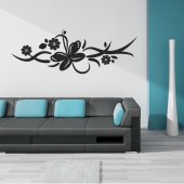 Butterfly Flower Wall Stickers