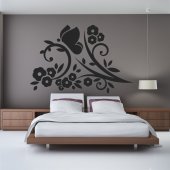 Butterfly Flower Wall Stickers