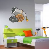 Cannon Wall Stickers