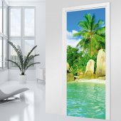 Caribbean Door Stickers