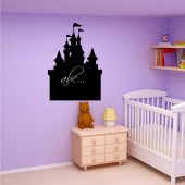 Castle Chalkboard / Blackboard Wall Stickers