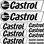 castrol Decal Stickers kit