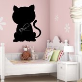 Cat - Chalkboard / Blackboard Wall Stickers