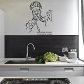 Chef Quote Wall Stickers