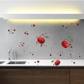 Cherry Set Wall Stickers