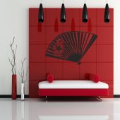 Chinese fan Wall Stickers