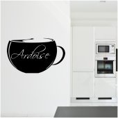 Coffee Cup - Chalkboard / Blackboard Wall Stickers