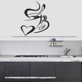 Coffee Cup Wall Stickers
