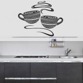 Coffee Cup Wall Stickers