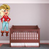 Cowgirl Wall Stickers