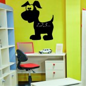 Dog Chalkboard / Blackboard Wall Stickers