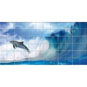 Dolphin - Tiles Wall Stickers