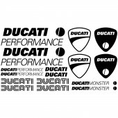 Ducati performance Decal Stickers kit