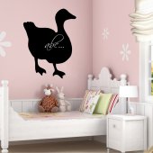 Duck Chalkboard / Blackboard Wall Stickers