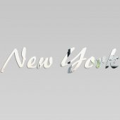 Espejos decorativo Acrílico Pléxiglas  NY Letras