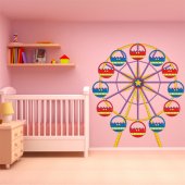 Ferris Wheel Wall Stickers