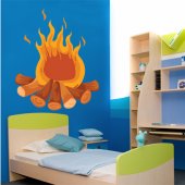 Fire Wall Stickers