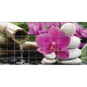 Flower Pebbles - Tiles Wall Stickers
