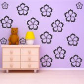 Flower Set Wall Stickers