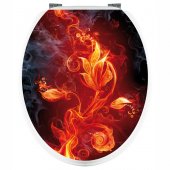 Flower - Toilet Seat Decal Sticker