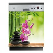 Flowers Pebbles - Dishwasher Cover Panels