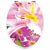 Flowers - Toilet Seat Decal Sticker