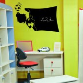 Football Player - Chalkboard / Blackboard Wall Stickers