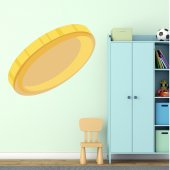 Gold Coin Wall Stickers