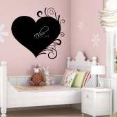 Heart - Chalkboard / Blackboard Wall Stickers