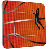 Interrupteur Décoré Poussoir Basket-Ball Zoom