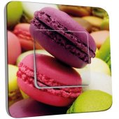 Interrupteur Décoré Poussoir Macarons 3