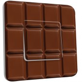 Interrupteur Décoré Simple Tablette de chocolat 