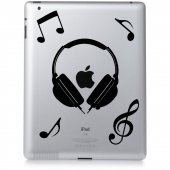 iPad 2 Aufkleber Musik
