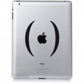 iPad 2 Aufkleber Parenthese