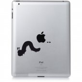 iPad 2 Aufkleber Wurm