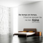 Jean Cocteau Quote Wall Stickers