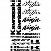 Kawasaki ninja ZX-6r Decal Stickers kit