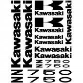 Kawasaki Z 750 Decal Stickers kit
