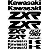 Kawasaki zxr 750 Decal Stickers kit