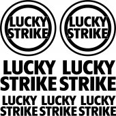 kit pegatinas lucky strike