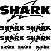 Kit stickers shark