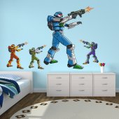 Kit Vinilo decorativo infantil 4 robots