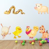 Kit Vinilo decorativo infantil animales