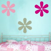 Kit Vinilo decorativo infantil flores